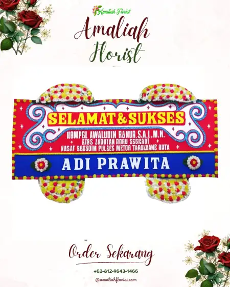 Papan Bunga Ucapan Selamat Penarusan Wetan